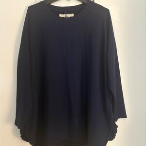 Navy Blue Women's Top
